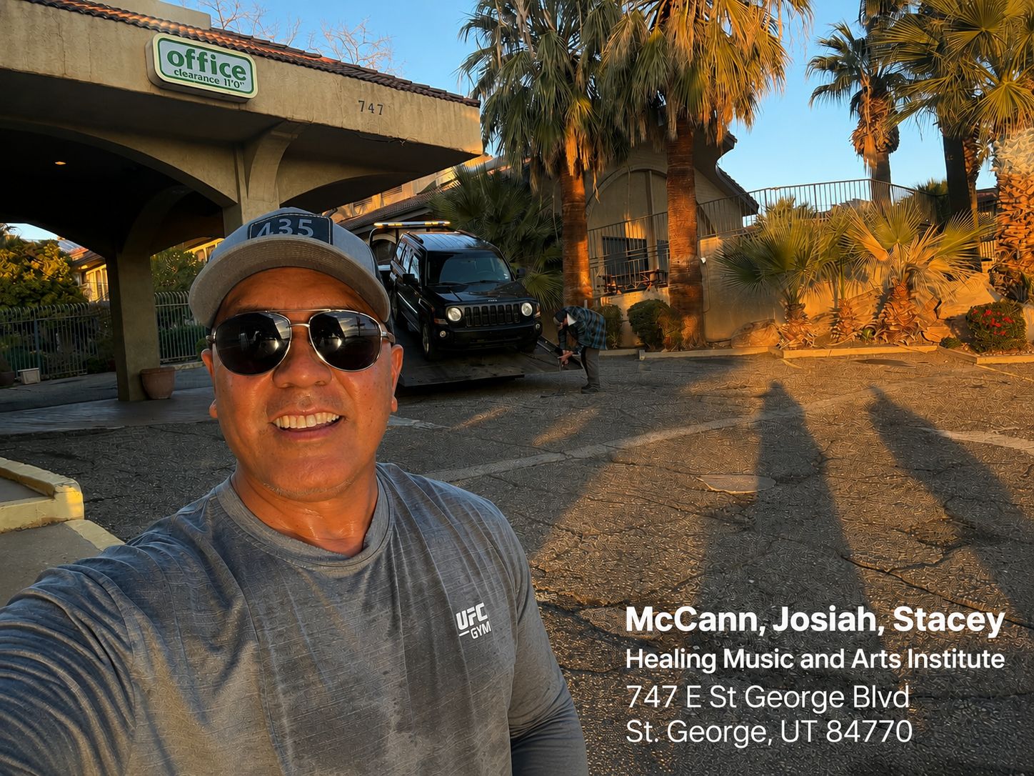 McCann L. Utu, founder of the Tellmystory Challenge Foundation, at the 747 E St. George Blvd healing music and arts institute location