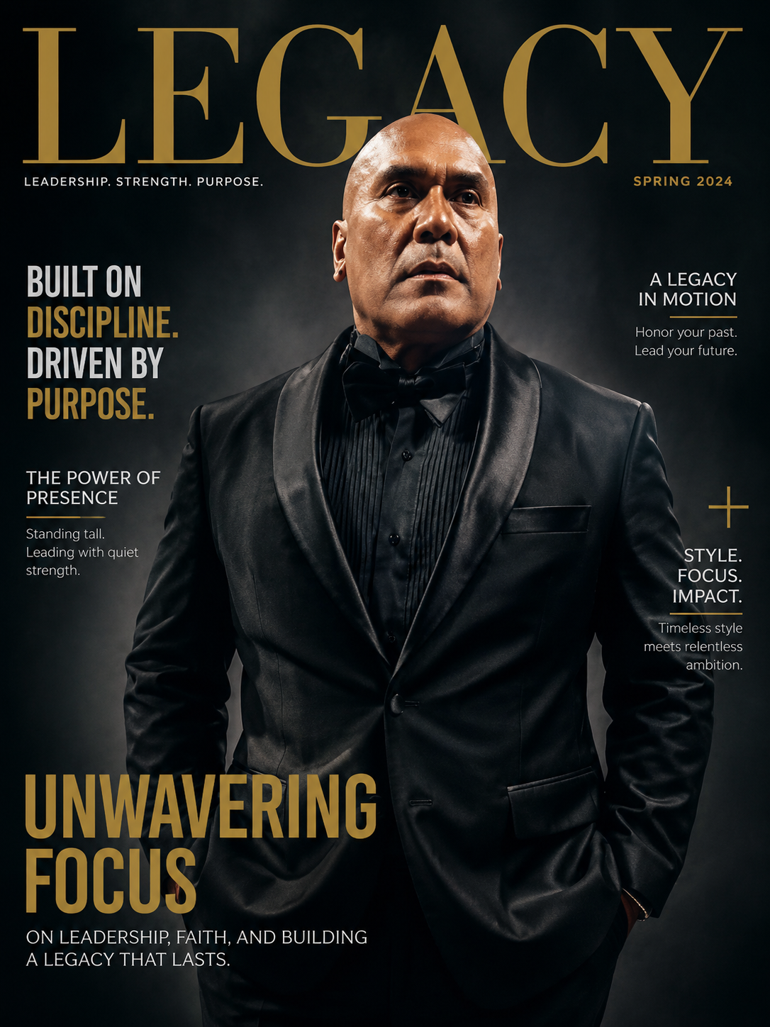 McCann L. Utu — Legacy magazine cover